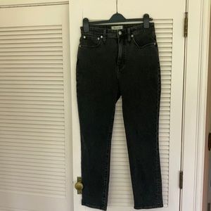 Black Madewell Curvy Perfect Vintage Jean